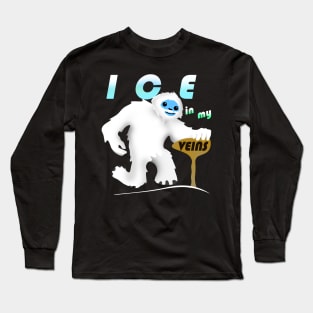 Ice in my veins, abominable snowman Long Sleeve T-Shirt